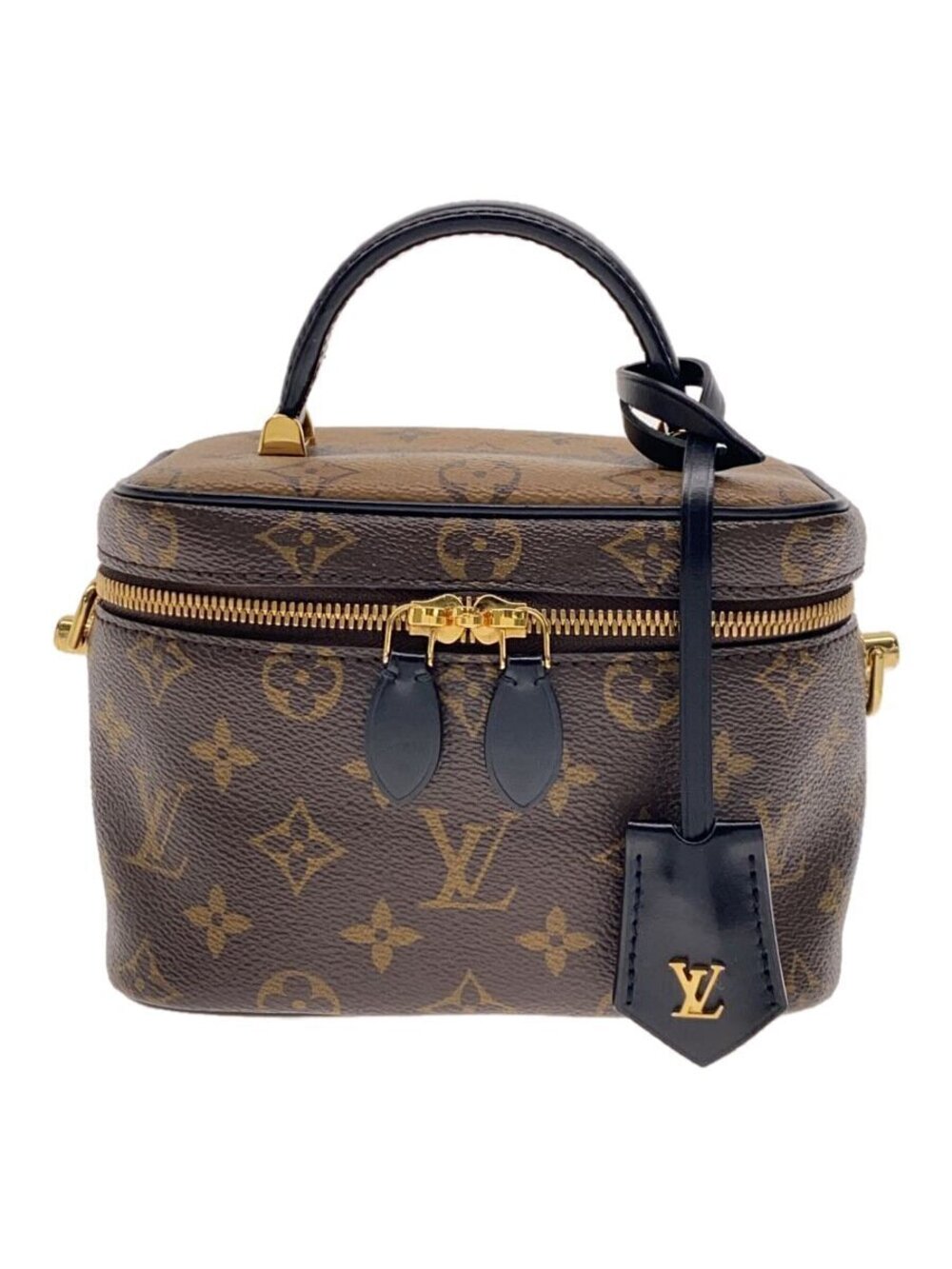 Louis Vuitton Vanity NV Monogram Reverse Brown Leather Brown All over